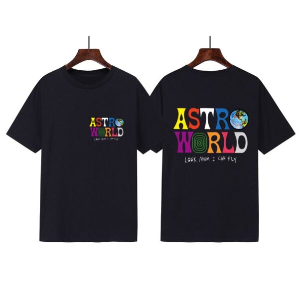 Travis Scott Look Mom I Can Fly Astroworld T-Shirt - Image 2