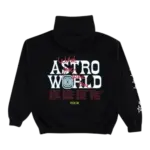 AstroWorld Wish You Were Here Tour Hoodie Black Back